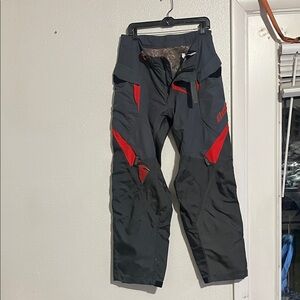Black and Red Snow Pants